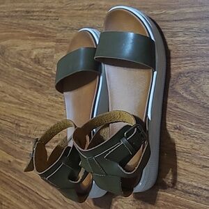 Mia Olive Green Women's Sandals